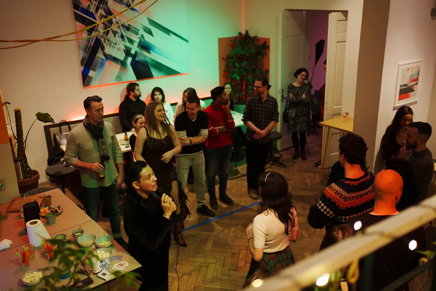Community party at Yolk Coworking Krakow