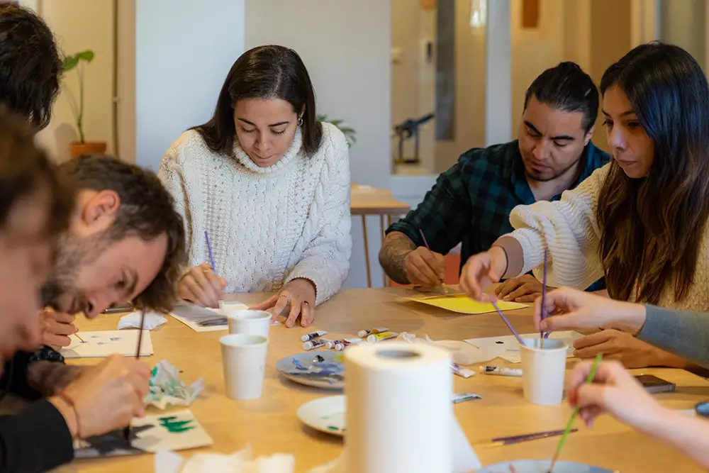 Watercolour workshop at Yolk Krakow