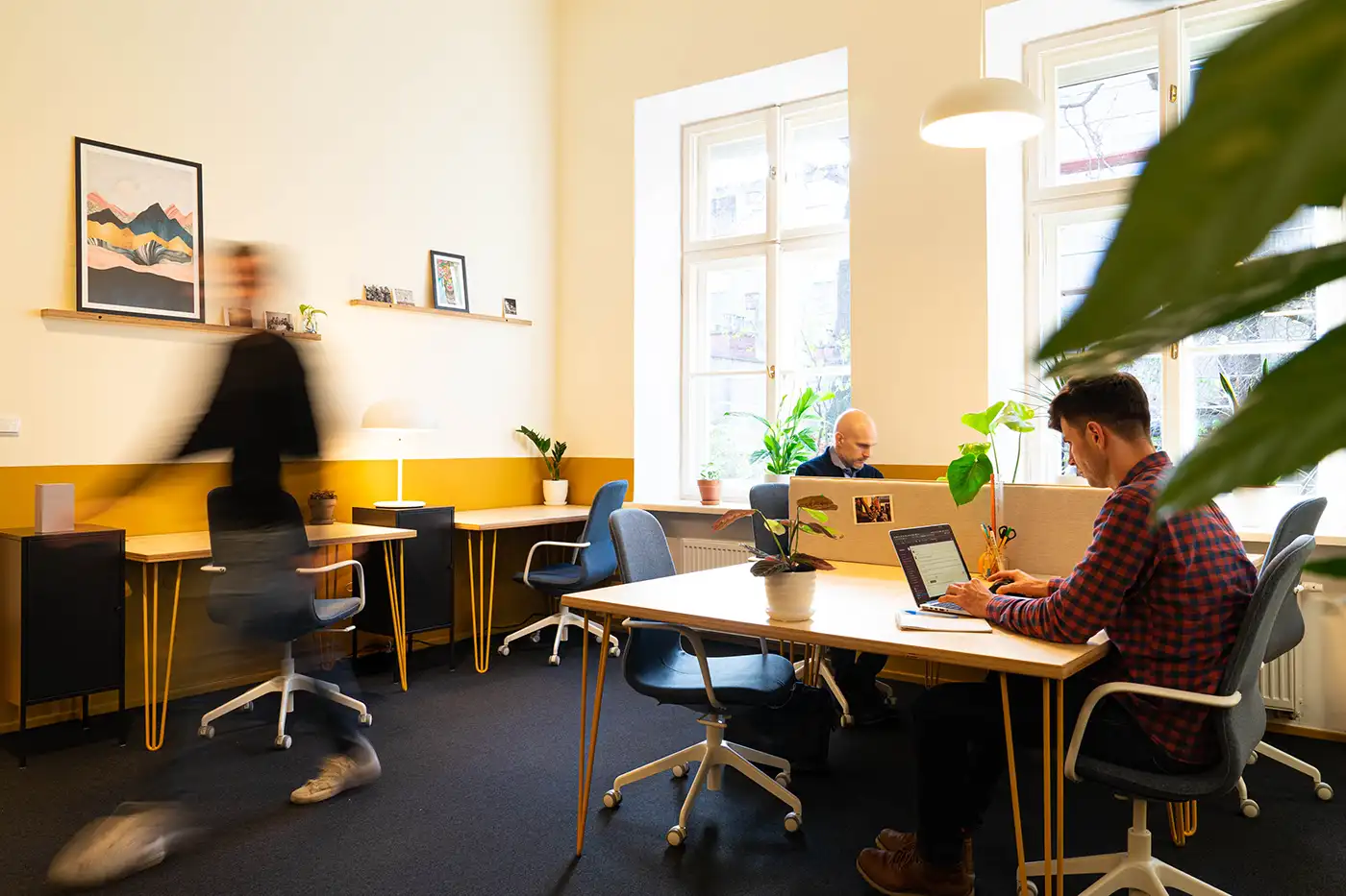 Private serviced office at Yolk Krakow for a small team